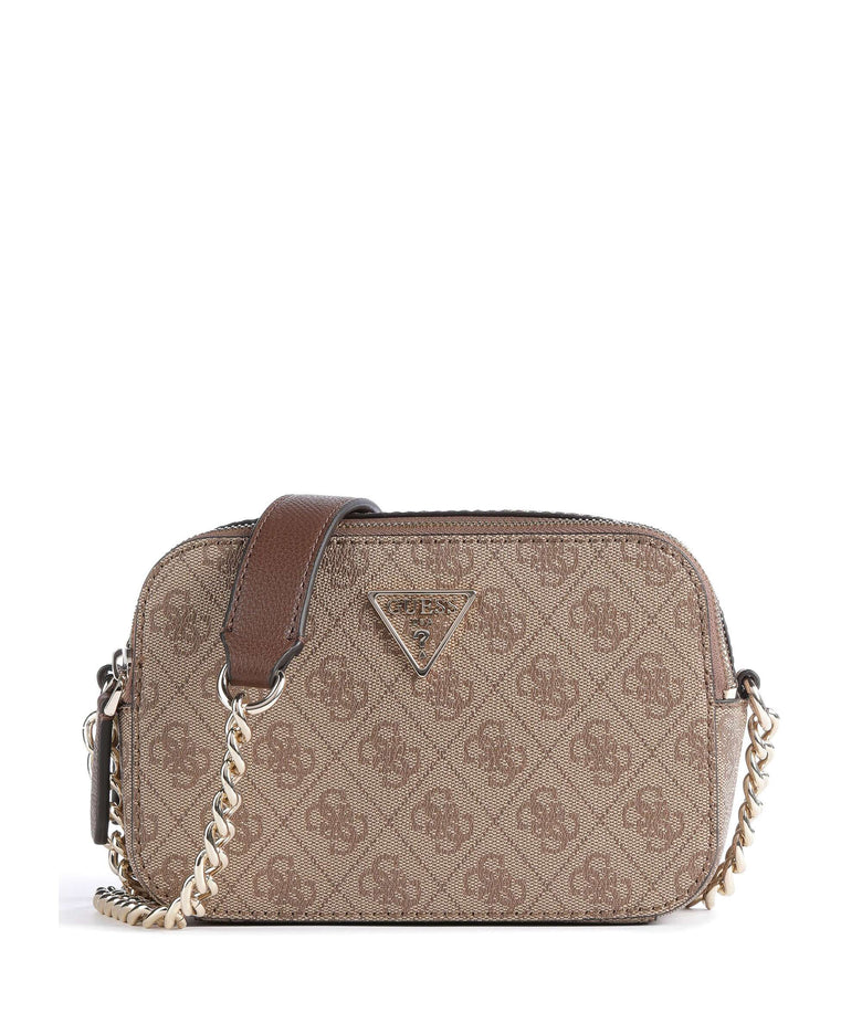 Guess Noelle Crossbody bag latte logo/brown