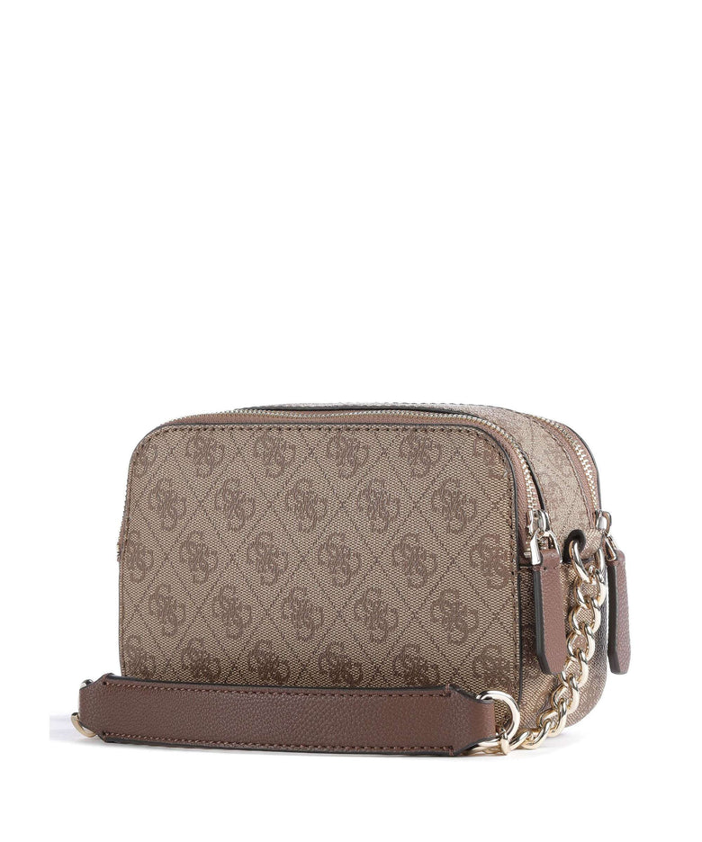 Guess Noelle Crossbody bag latte logo/brown