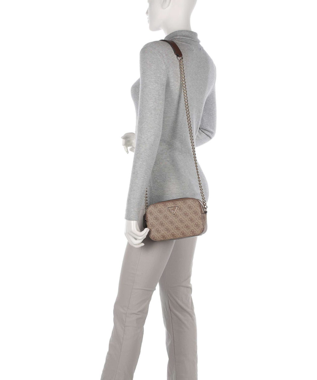 Guess Noelle Crossbody bag latte logo/brown