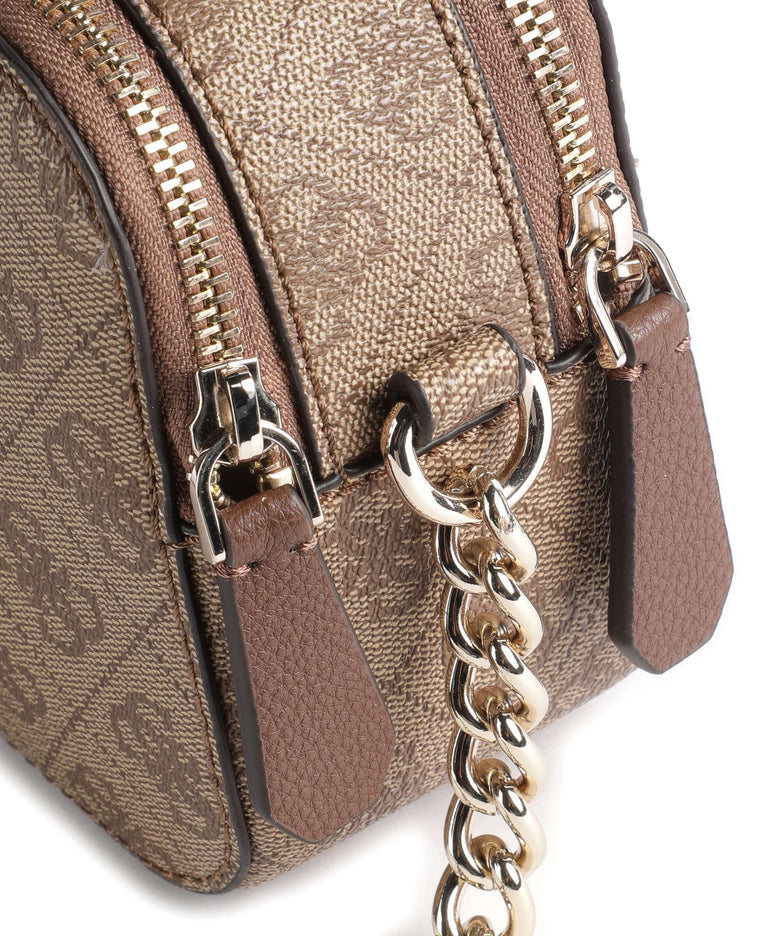 Guess Noelle Crossbody bag latte logo/brown