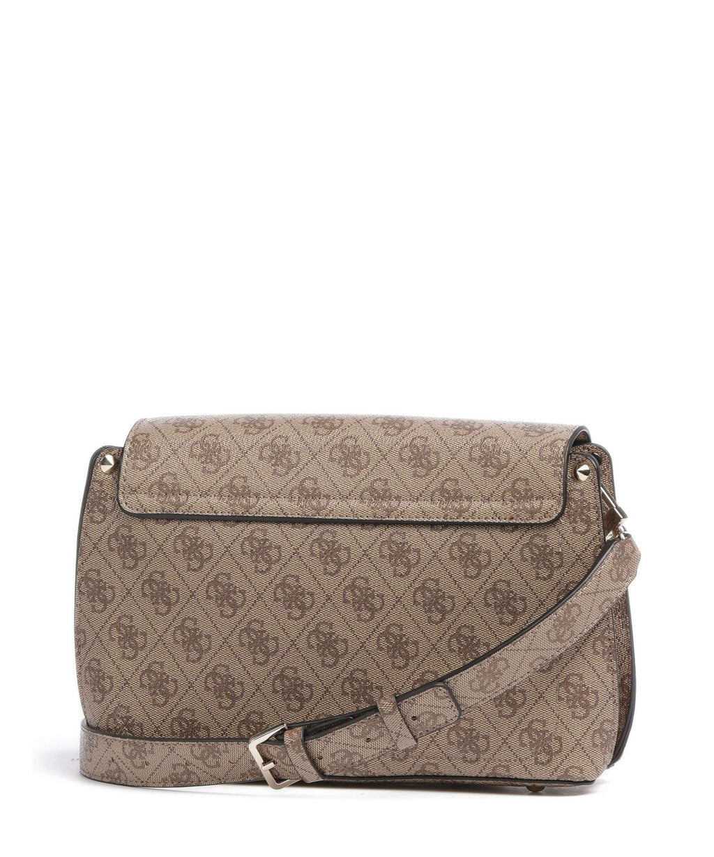 Guess Meridian Crossbody bag latte logo