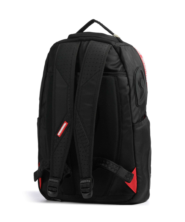 Sprayground Printed Zipper Shark Backpack black