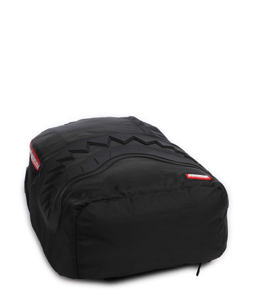 Sprayground Printed Zipper Shark Backpack black