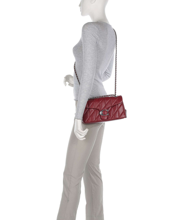 Coach Tabby Quilted 26 Shoulder bag dark ruby