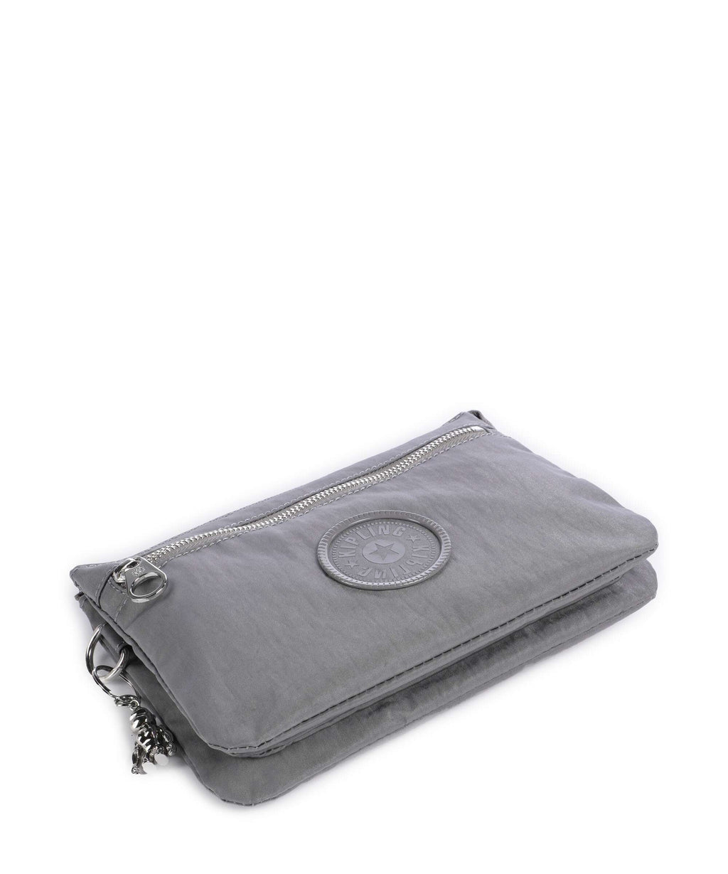 Kipling Charm Riri Zip Crossbody bag grey spice
