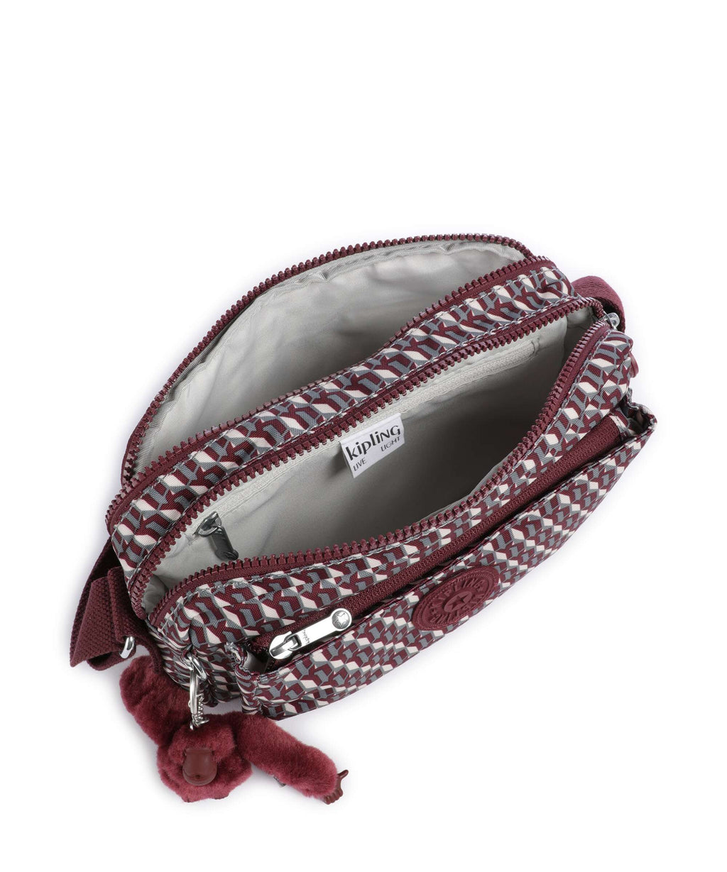 Kipling Basic Abanu M Crossbody bag wine