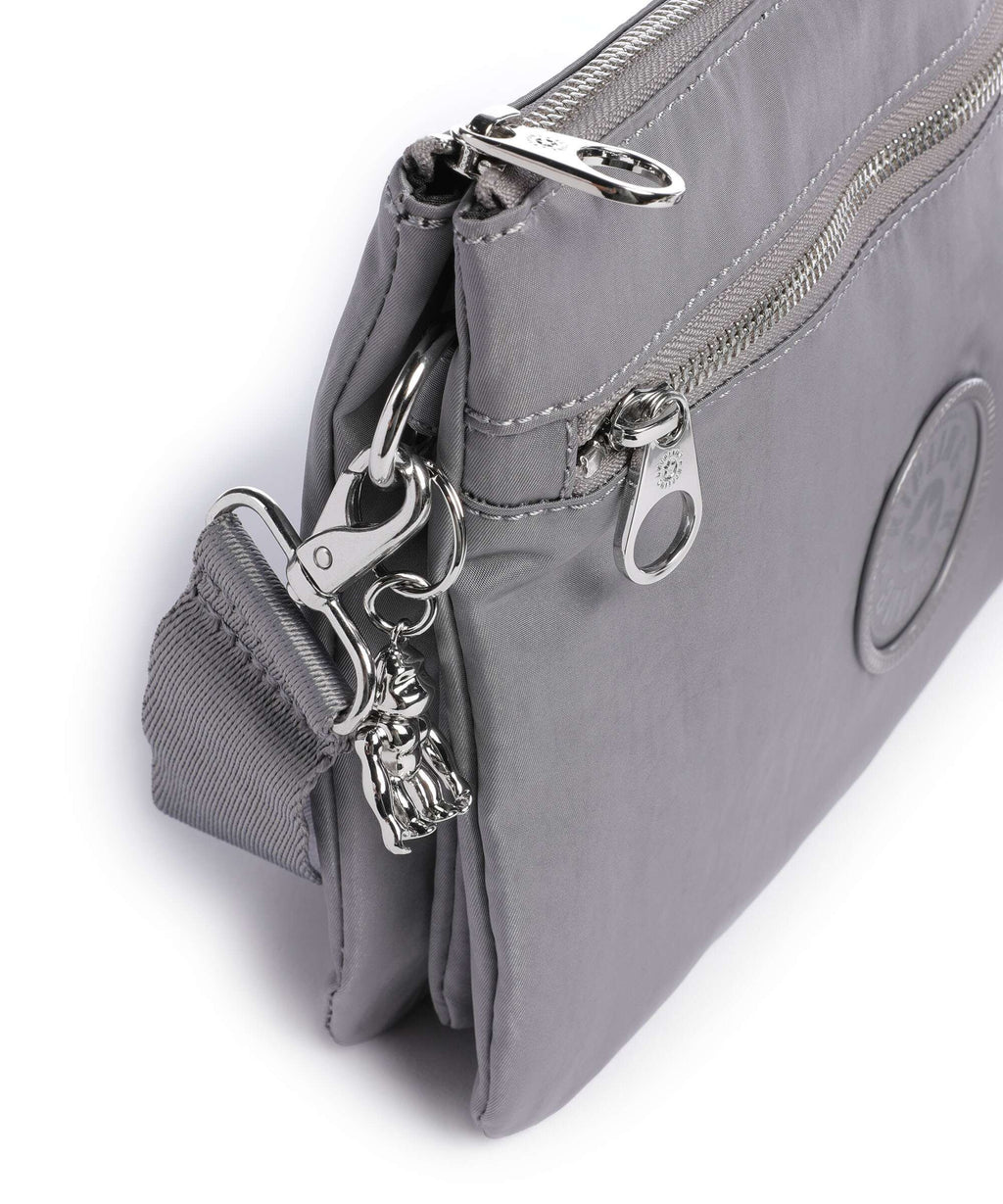 Kipling Charm Riri L Zip Crossbody bag grey spice