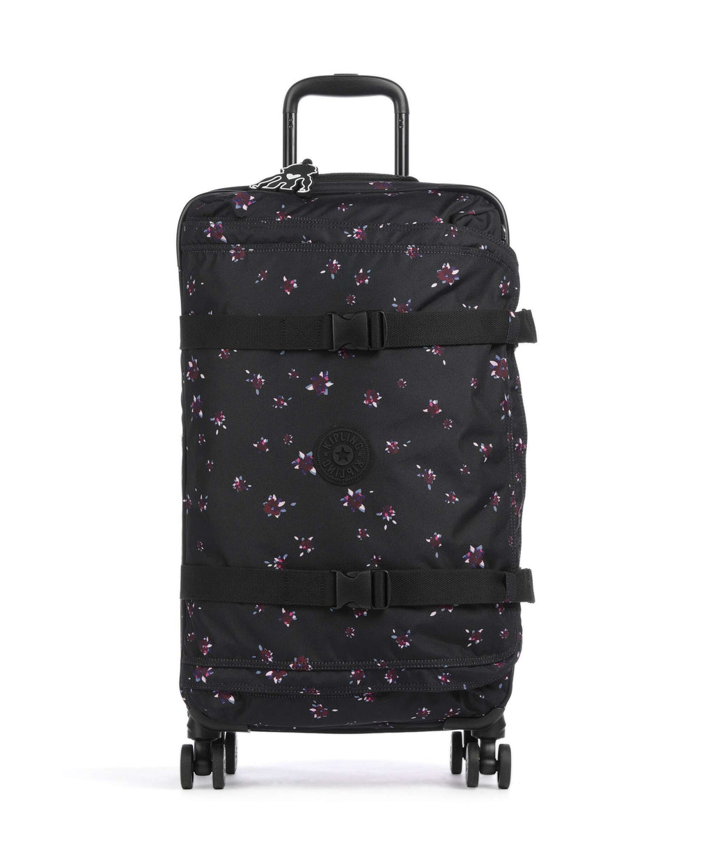 Kipling Basic Spontaneous M Spinner (4 wheels) night flower
