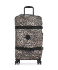 Kipling Basic Spontaneous M Spinner (4 wheels) wild leopard