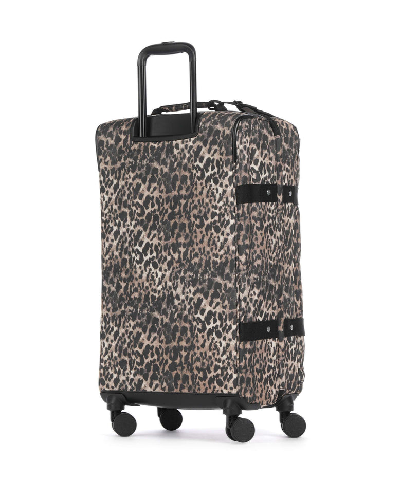 Kipling Basic Spontaneous M Spinner (4 wheels) wild leopard