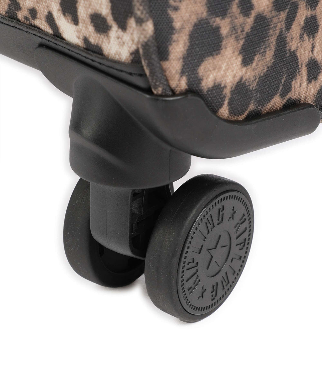 Kipling Basic Spontaneous M Spinner (4 wheels) wild leopard