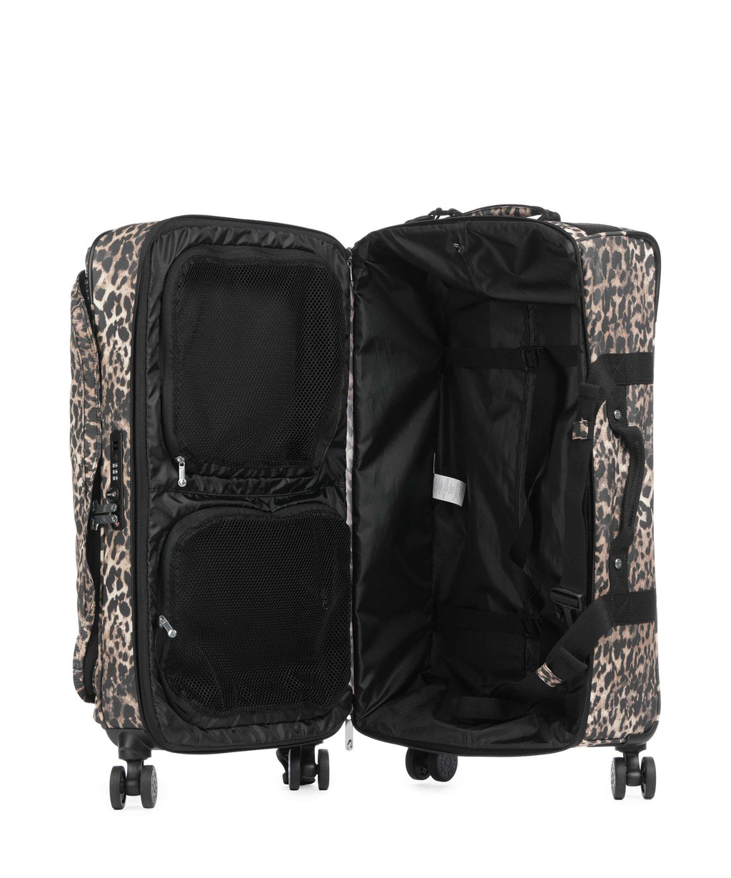 Kipling Basic Spontaneous M Spinner (4 wheels) wild leopard