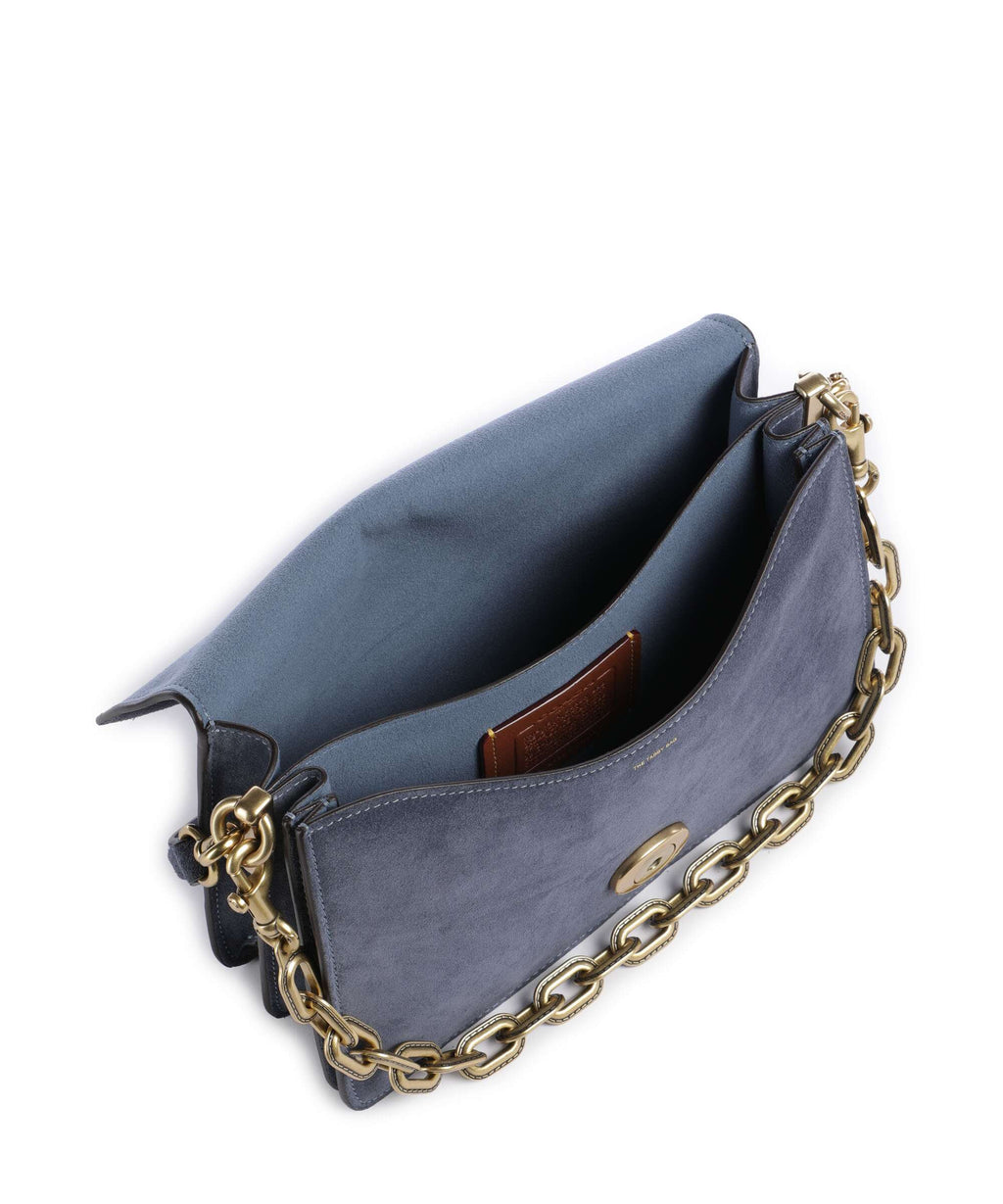 Coach Tabby Chain Shoulder bag light denim