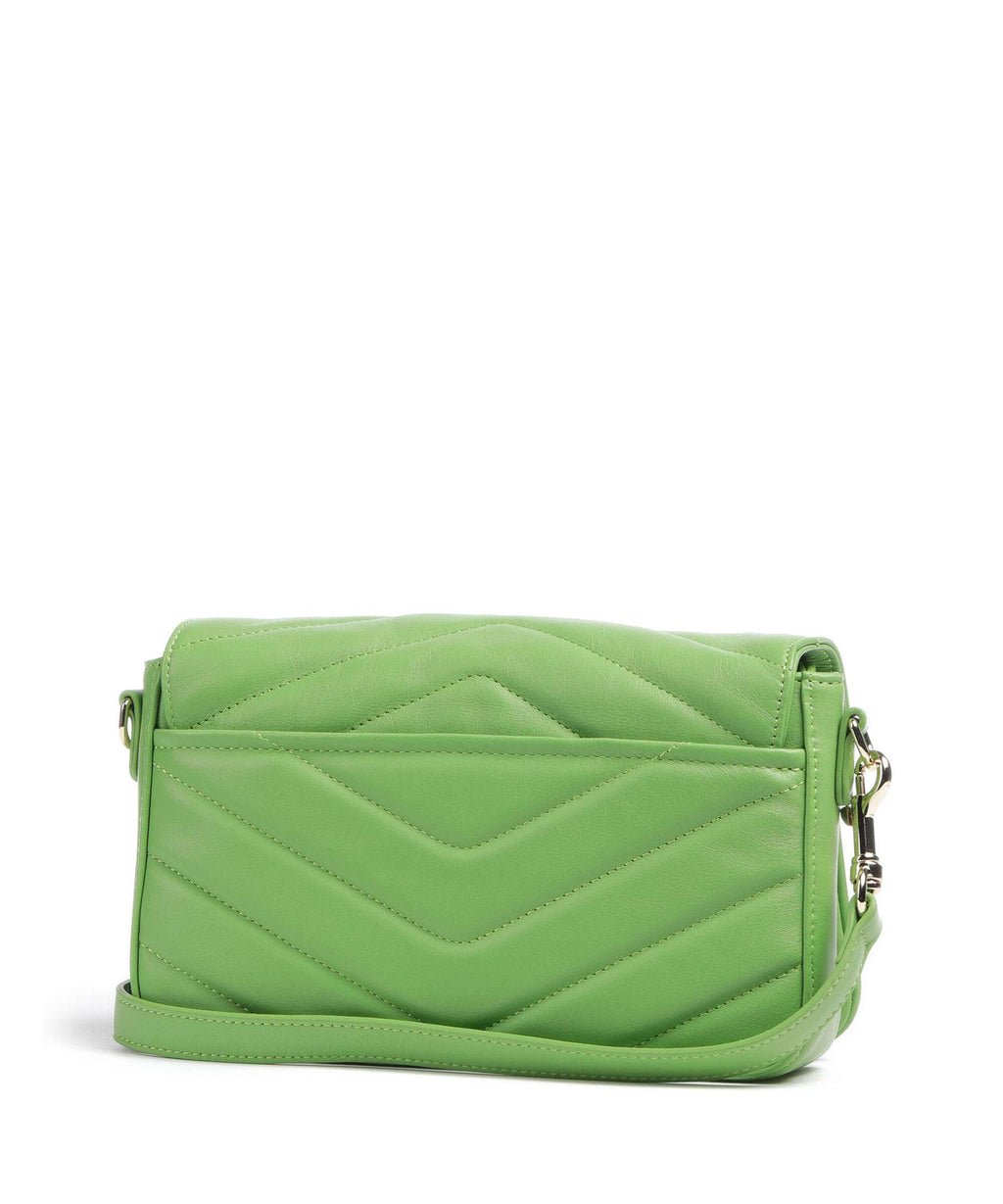 Lancaster Soft Matelassé Crossbody bag vertmouss