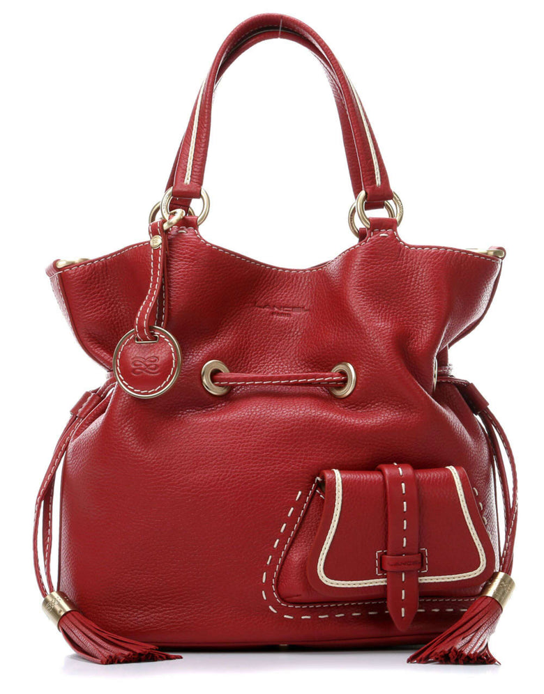 Lancel Premier Flirt Hobo bag red