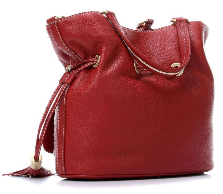 Lancel Premier Flirt Hobo bag red