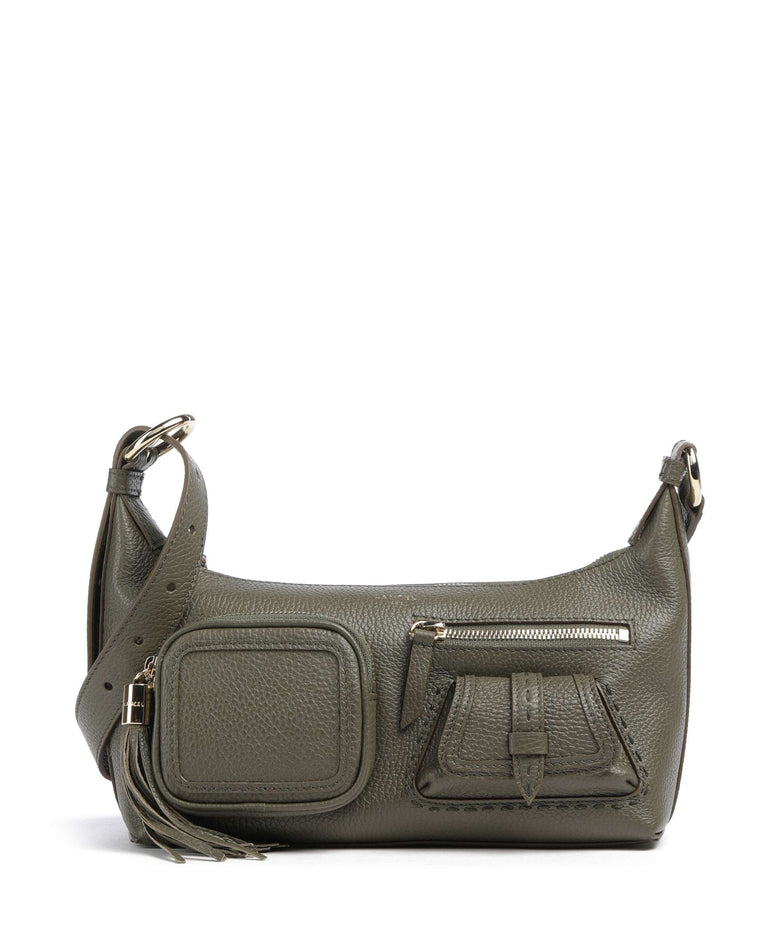 Lancel Premier Flirt S Crossbody bag dark khaki