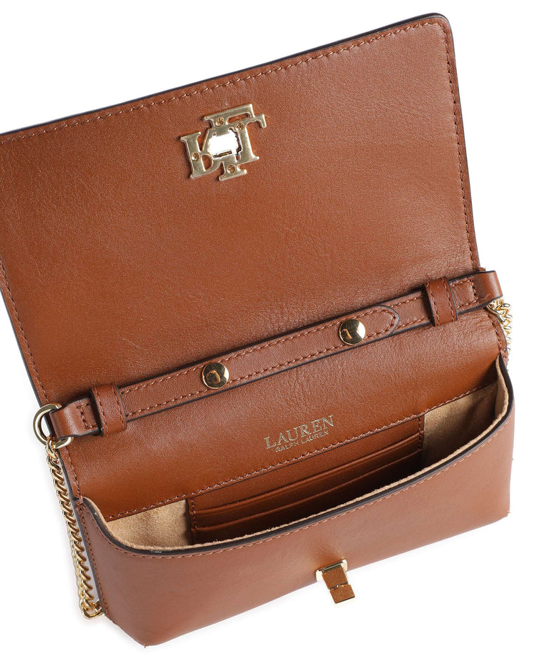 Lauren Ralph Lauren Turn-Lock Crossbody bag tan