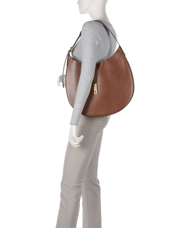 Polo Ralph Lauren ID Collection Medium Hobo bag cuoio