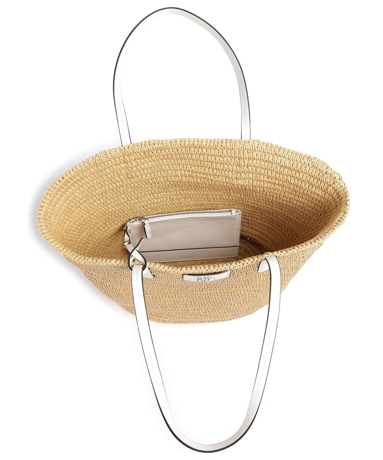 Lauren Ralph Lauren Brie 31 Straw Tote bag natural/white