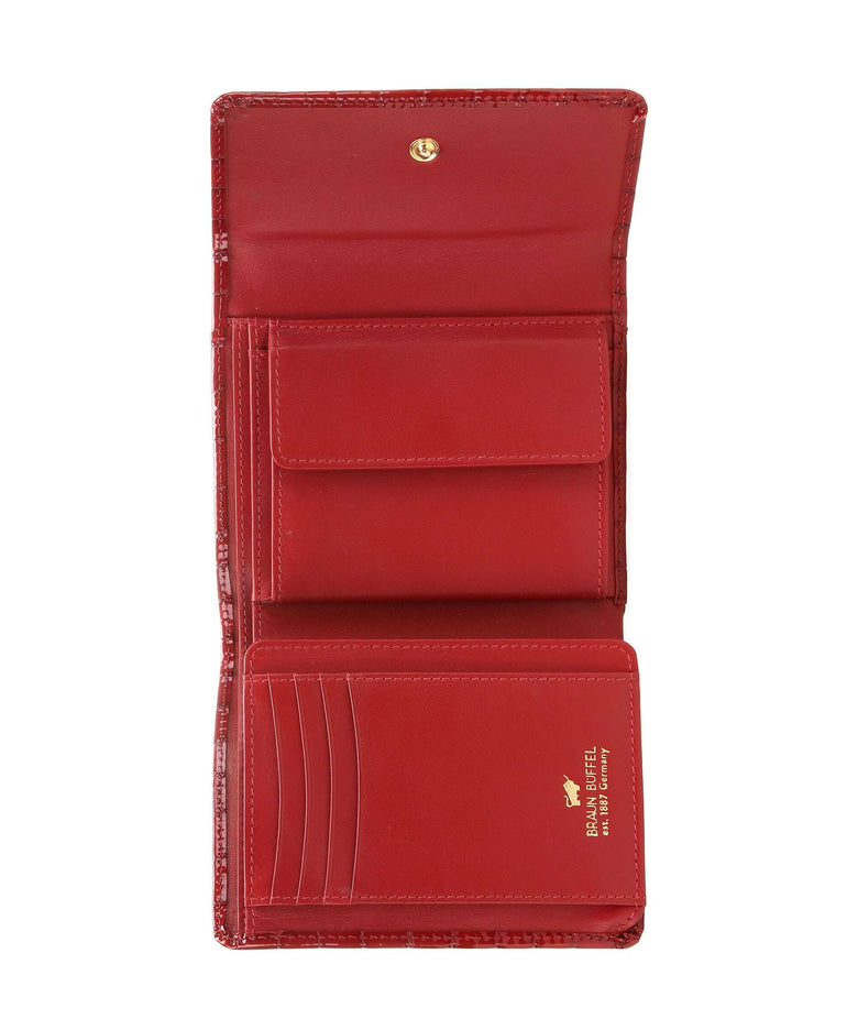 Braun Büffel Verona Wallet rot