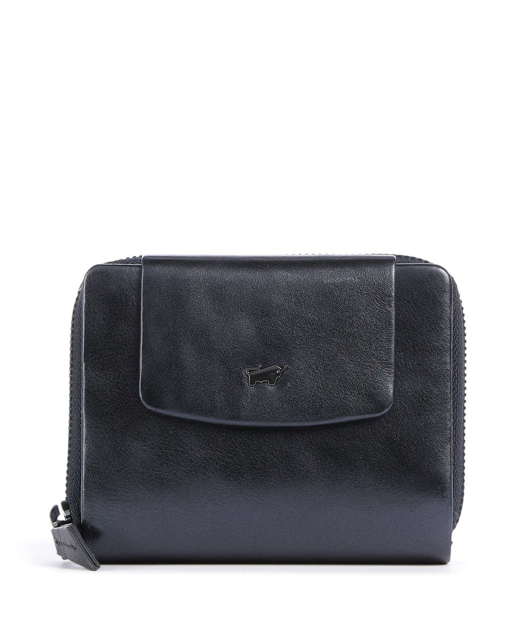 Braun Büffel Ruby Wallet blau