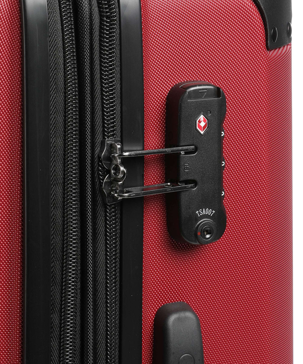 Travelite City Suitcase set (4 wheels) rot