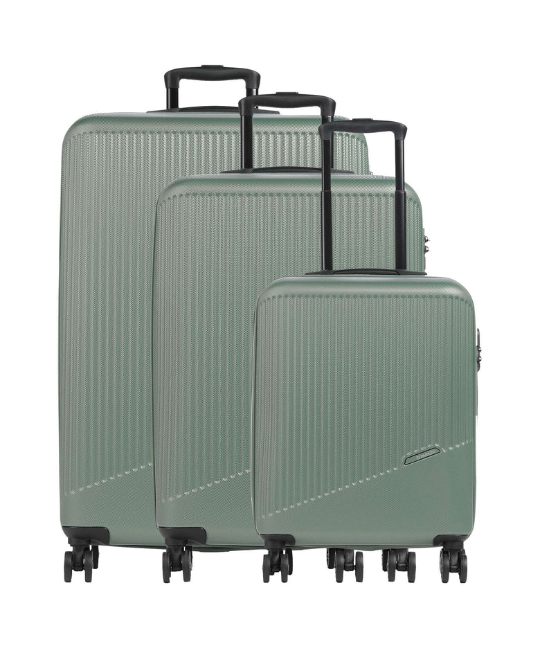 Travelite Bali Suitcase set (4 wheels) grün