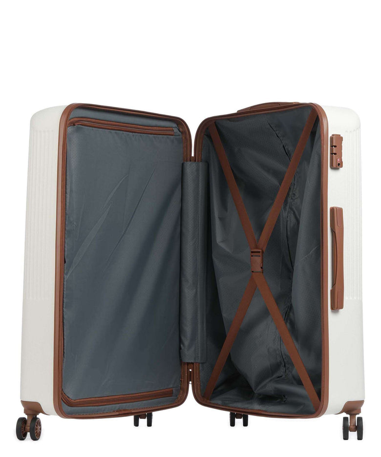 Travelite Bali Spinner (4 wheels) weiss/cognac