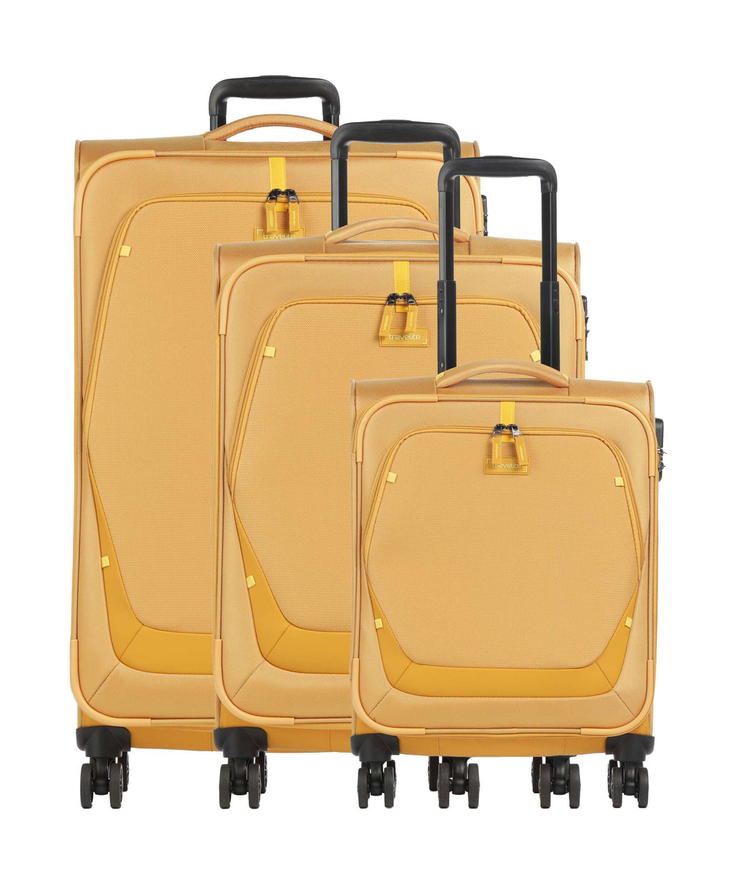 Travelite Umbria Suitcase set (4 wheels) golden glow