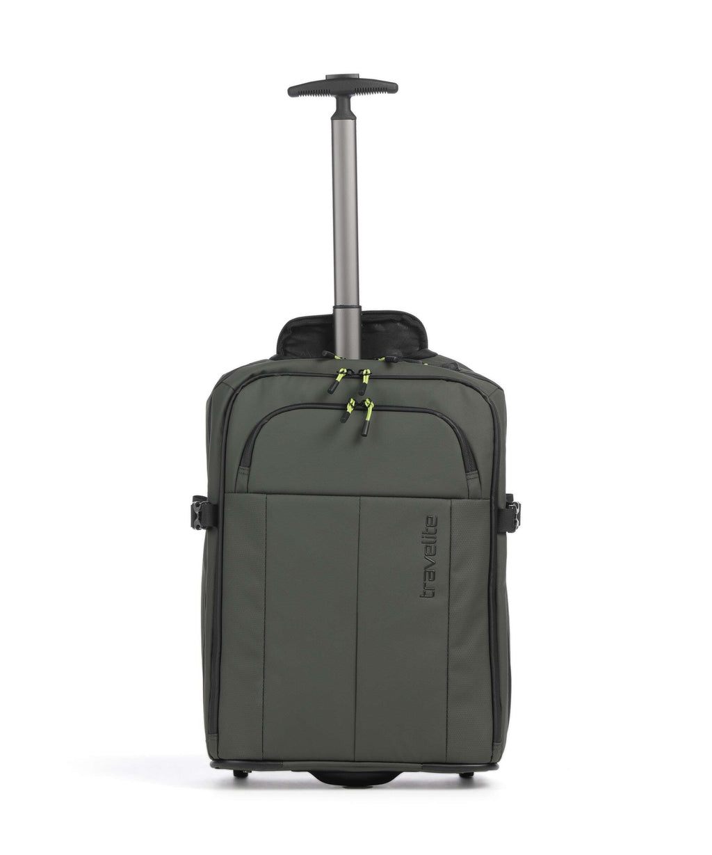 Travelite Briize Backpack with wheels khaki