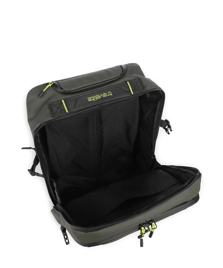 Travelite Briize Backpack with wheels khaki