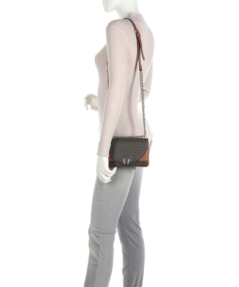 Aigner Diadora XS Shoulder bag cognac brown