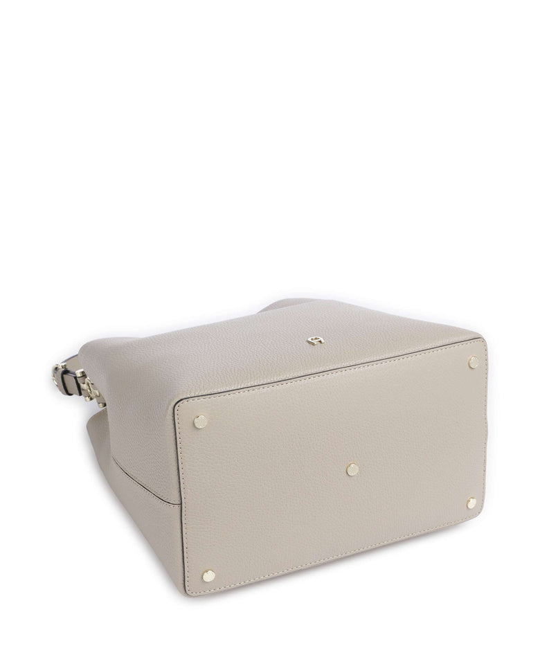 Aigner Delia M Hobo bag alpaca beige