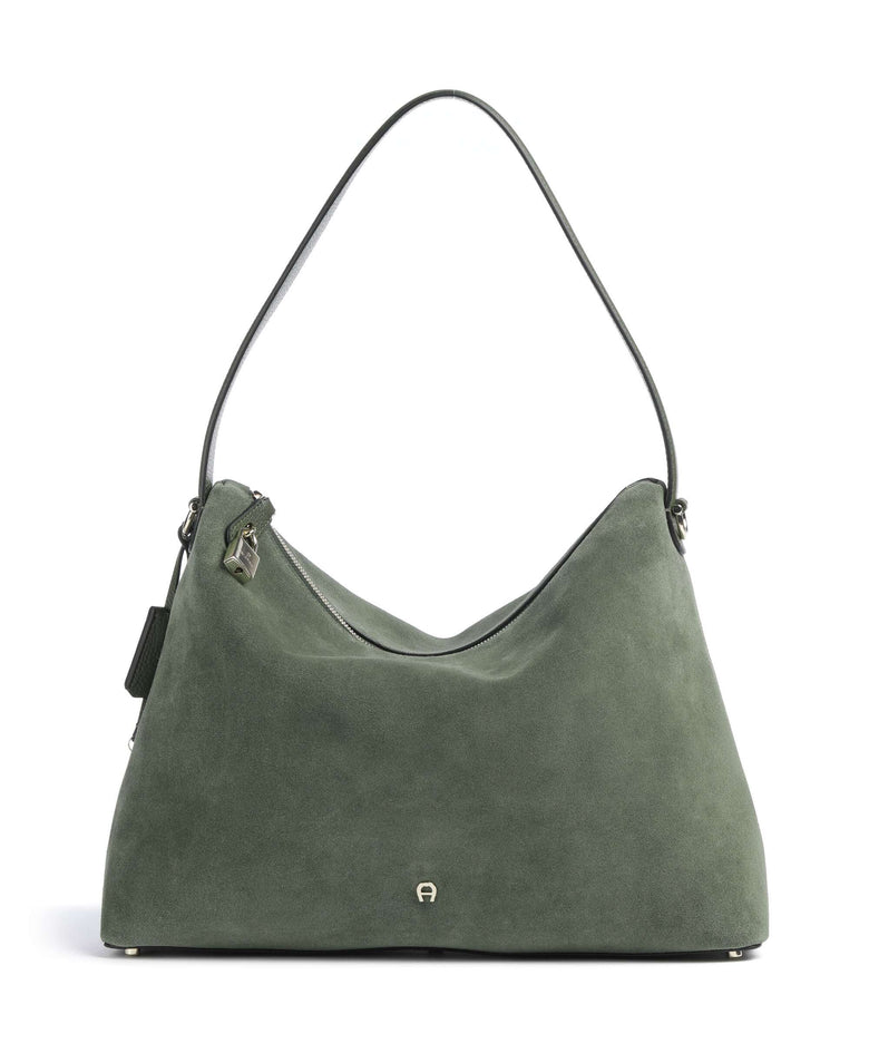 Aigner Delia L Hobo bag dark olive