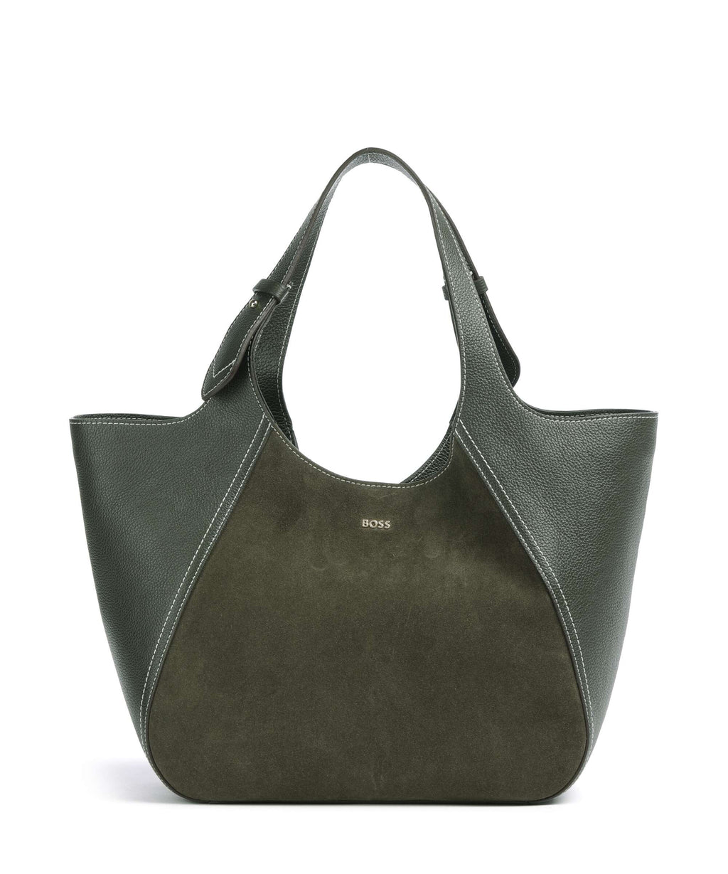 BOSS Lenah Big Tote bag dark green