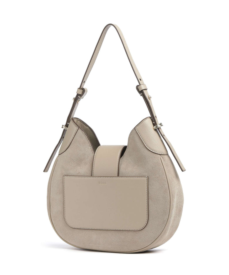 BOSS Beyond Hobo bag light beige