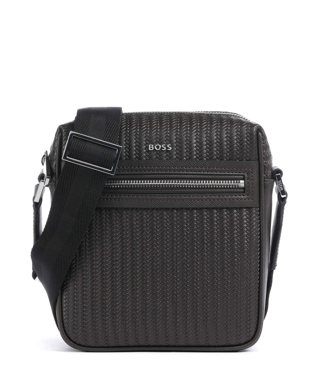 BOSS Daxter Crossbody bag dark brown