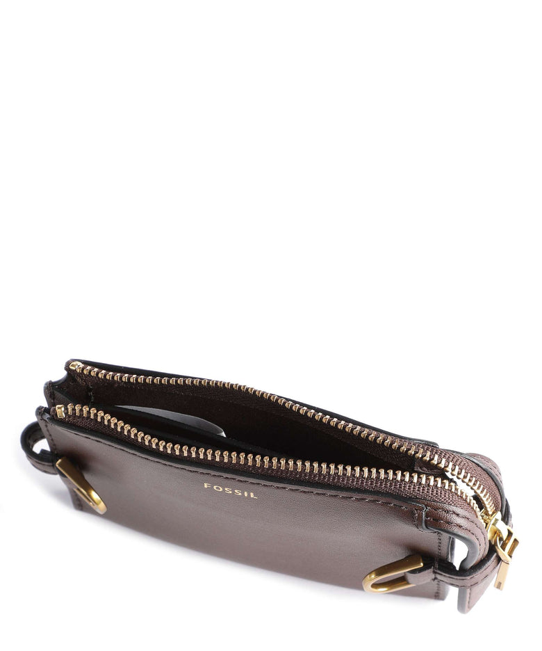 Fossil Kier Credit card holder dunkelbraun