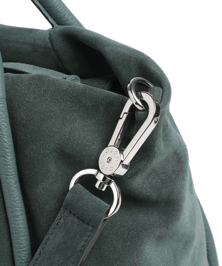 Abro Suede Willow Handbag sage