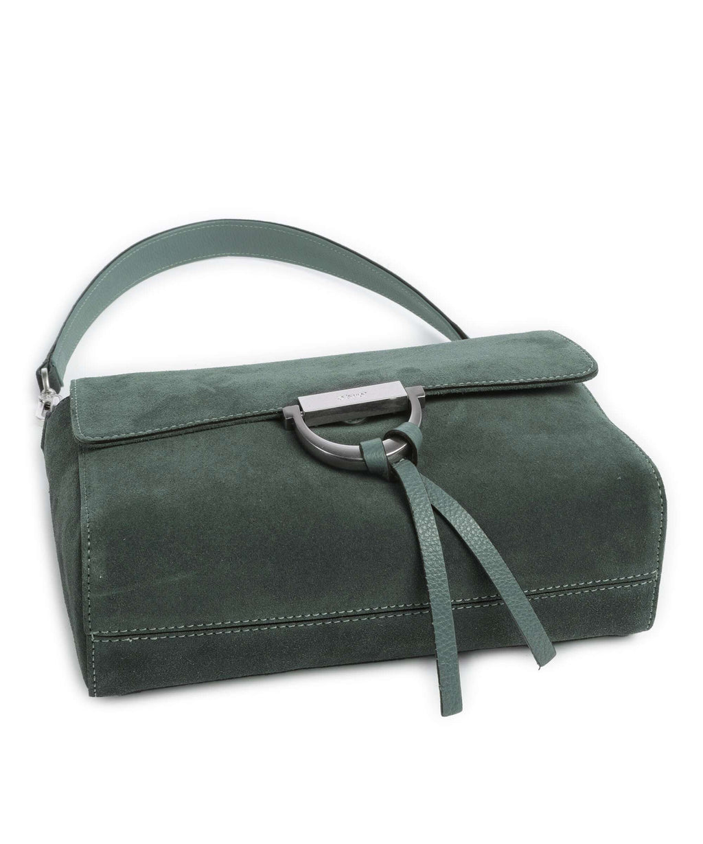 Abro Suede Temi Shoulder bag sage