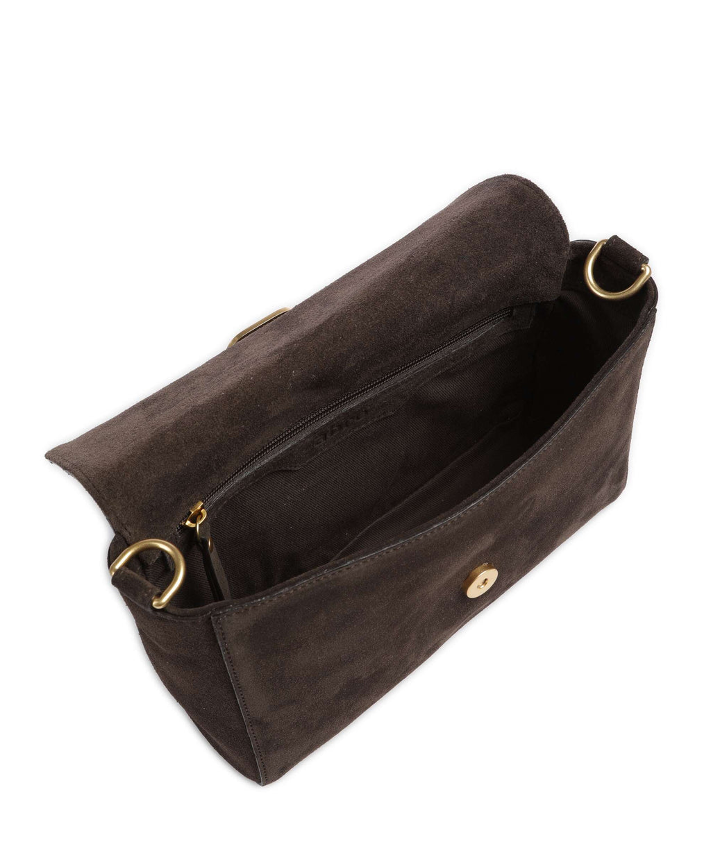 Abro Suede Temi Shoulder bag brown