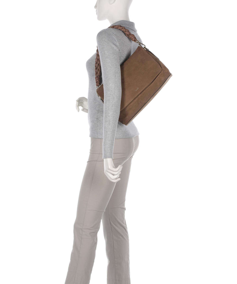 Abro Suede Soley Shoulder bag camel