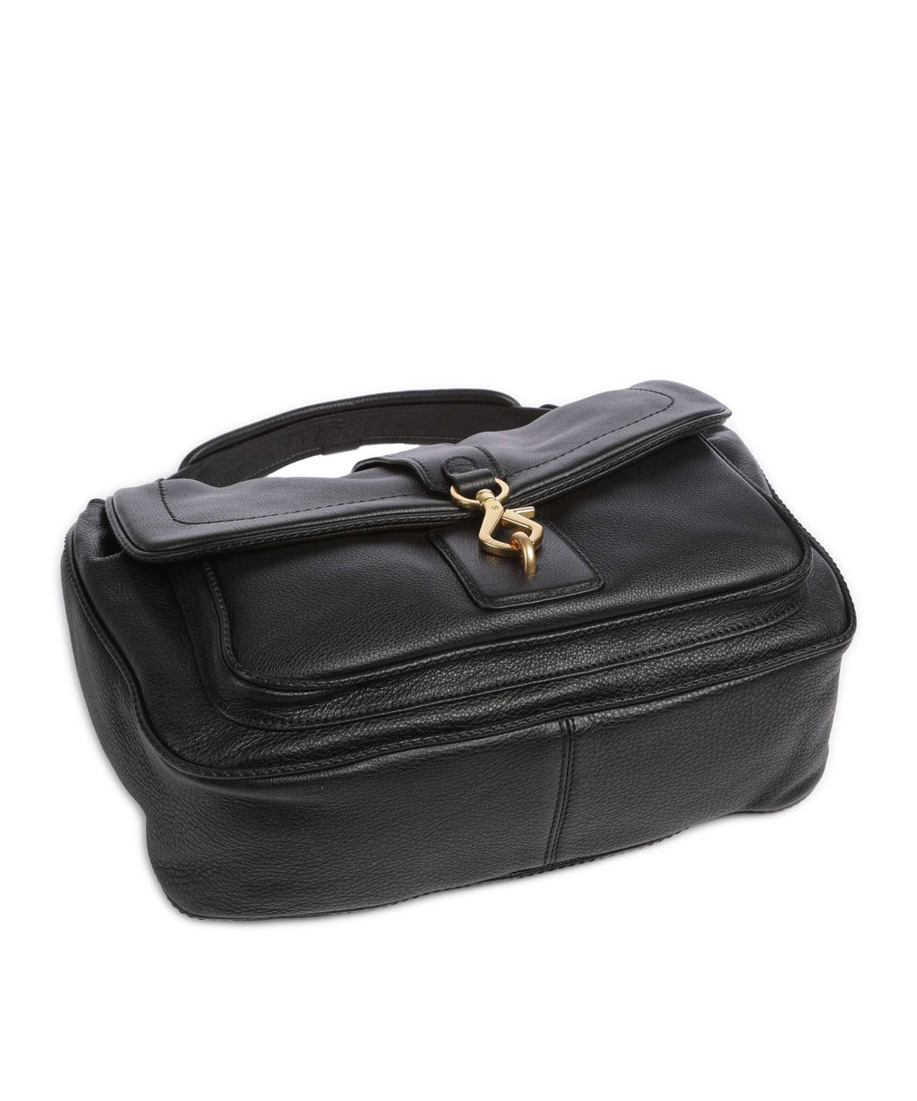 Abro Dalia Star Saddle Hobo bag black/gold