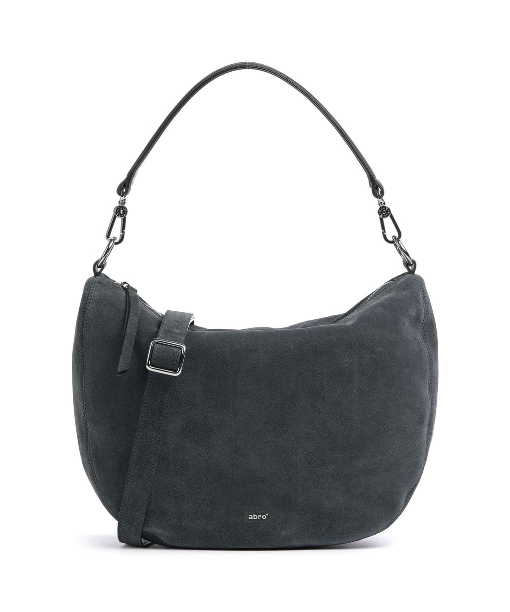 Abro Suede Mina Hobo bag grey