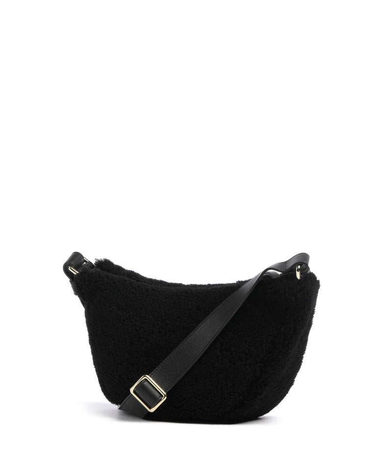 Abro Shearling By My Side Crossbody bag black/gold