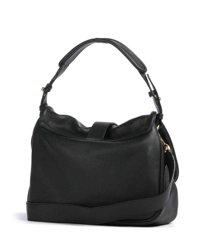 Abro Dalia Star Saddle Hobo bag black/gold