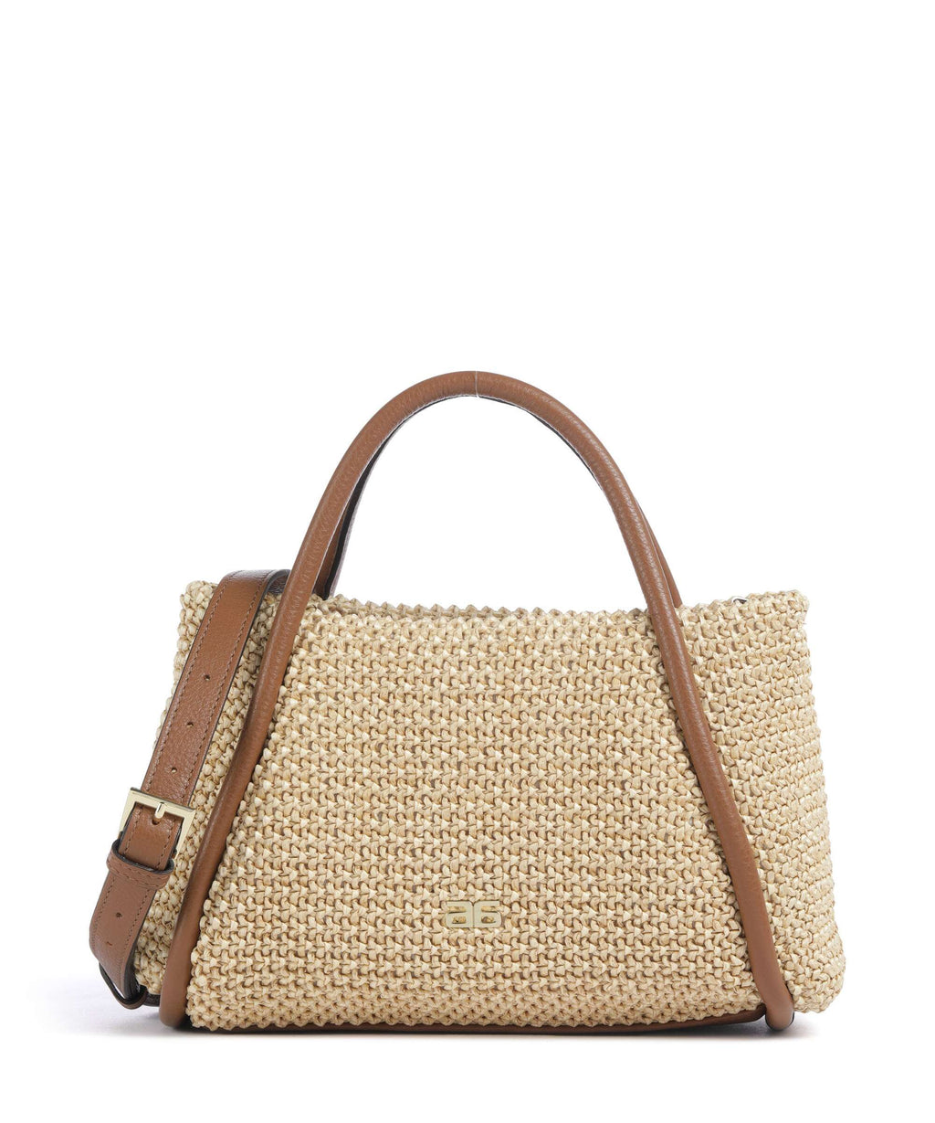 Abro Maglia Raffia Willow Handbag natural