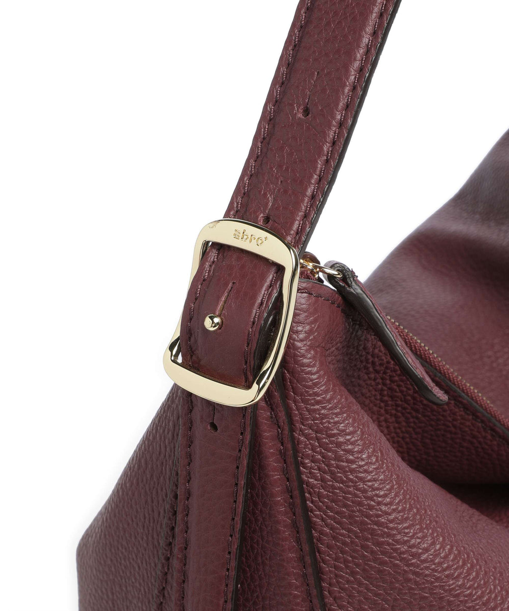 Abro Agave Carina Hobo bag bordeaux