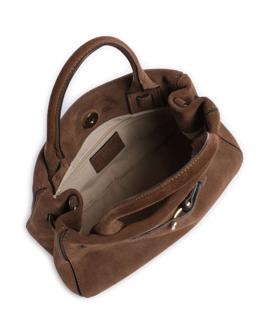 Abro Suede Jill Handbag wood